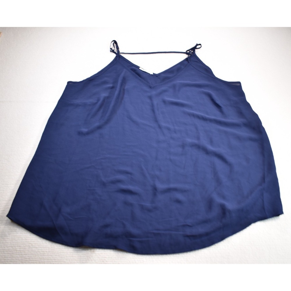 Maurices Women's Blue Size XL Spaghetti Strap Tank Blouse